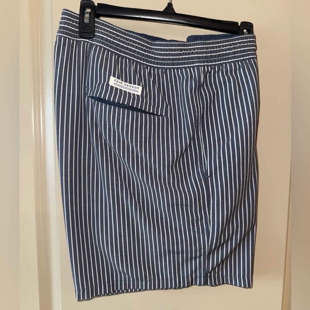 Fair Harbor, The Bayberry Trunk - Dark Denim Stripe Bayberry Trunk / XXL